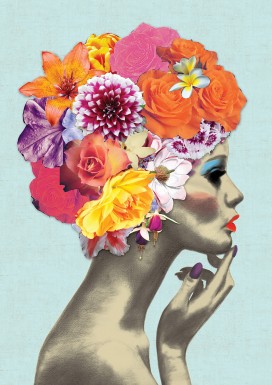Flower Girl Postcard